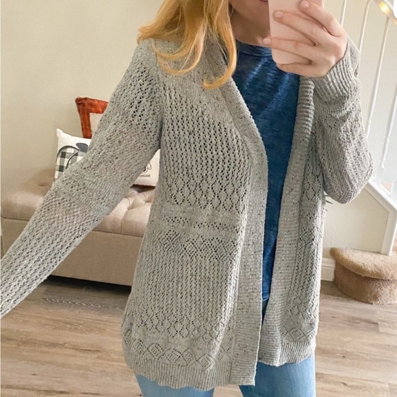 Belle Grey Bohemian Cardigan Long Sleeve XL - Picture 6 of 7